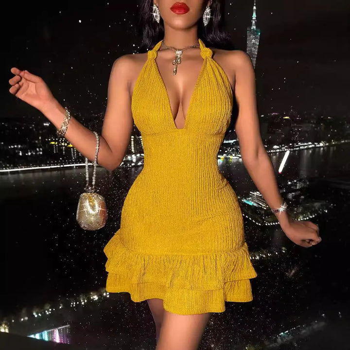 Elegant Sleeveless Mini Dress EvolvMode