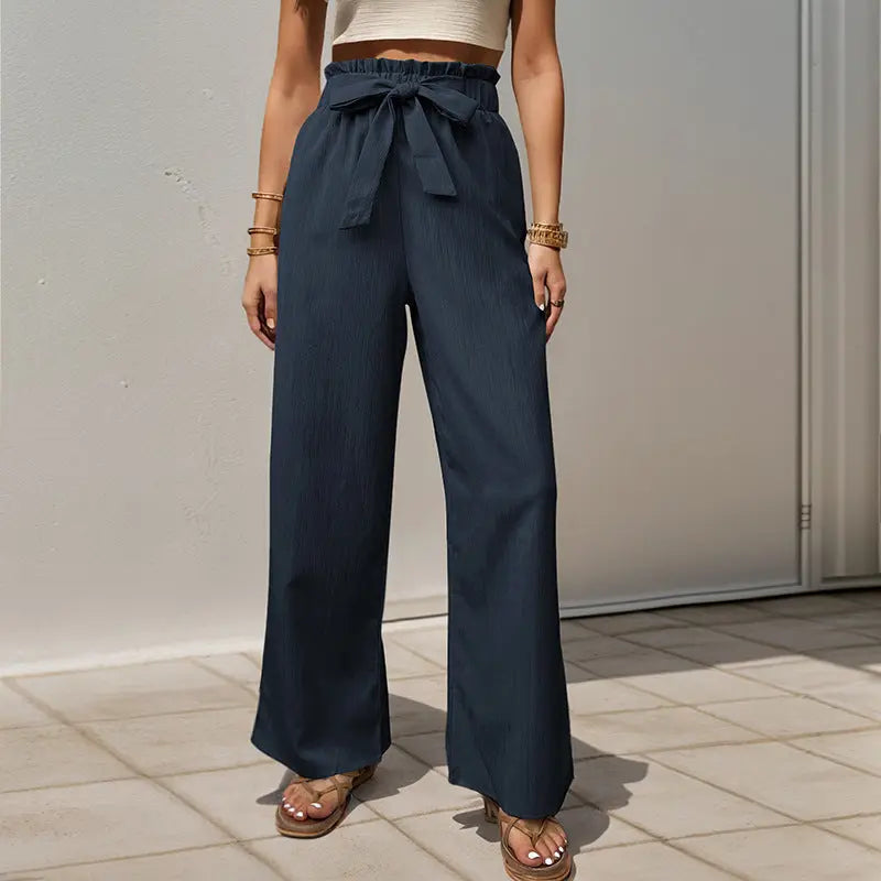 Flowing Summer Wide-Leg Trousers EvolvMode
