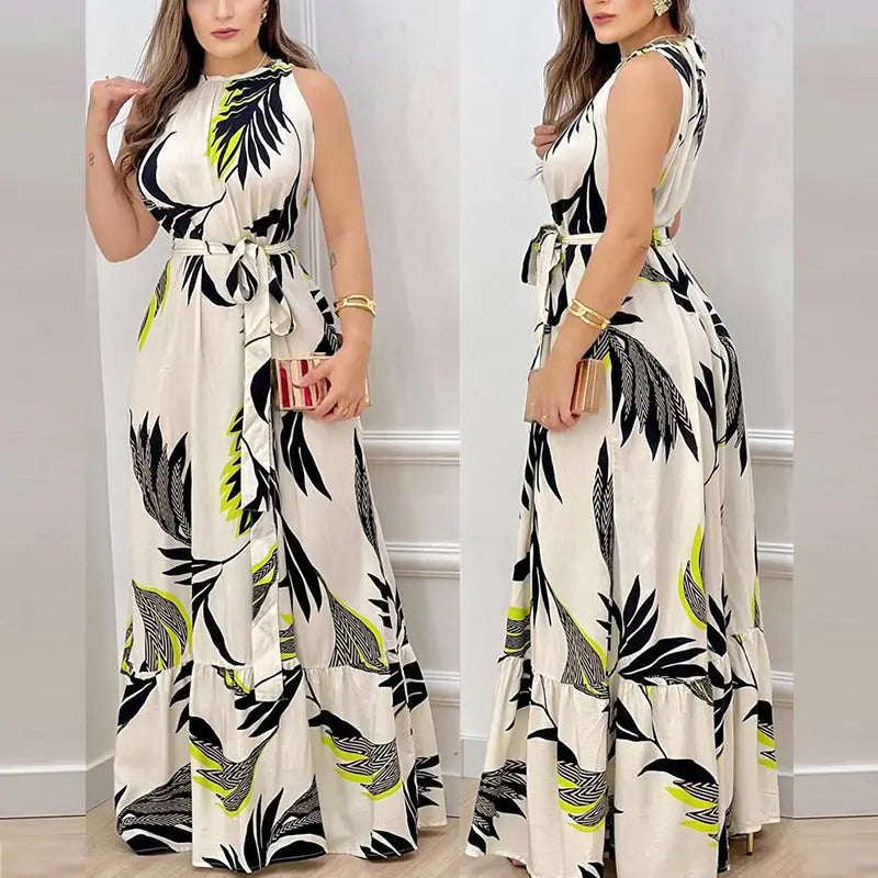 Elegant Sleeveless Summer Dress EvolvMode