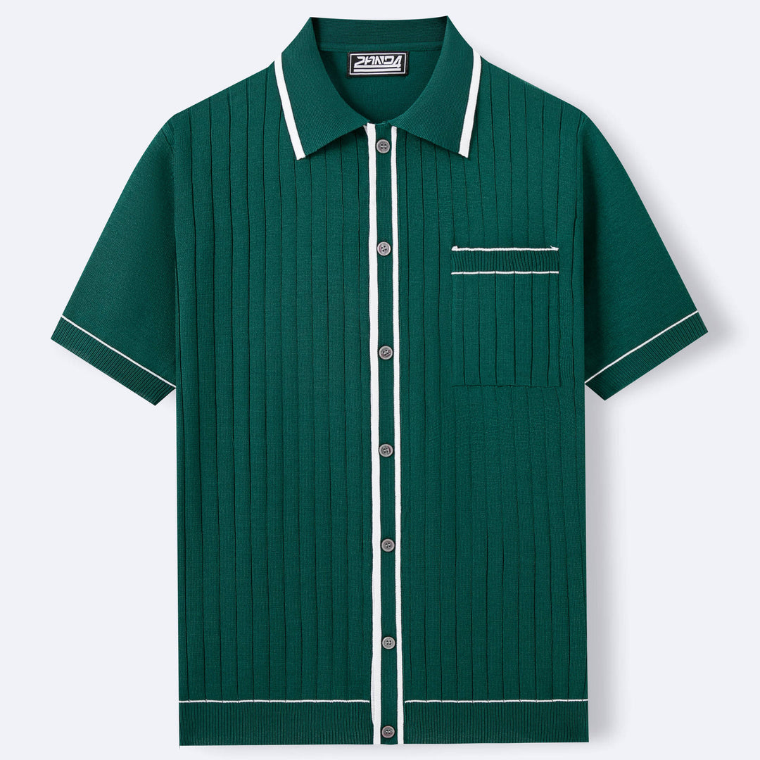Santoro Button Knit Shirt
