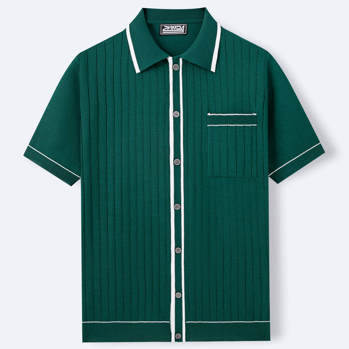 Santoro Button Knit Shirt