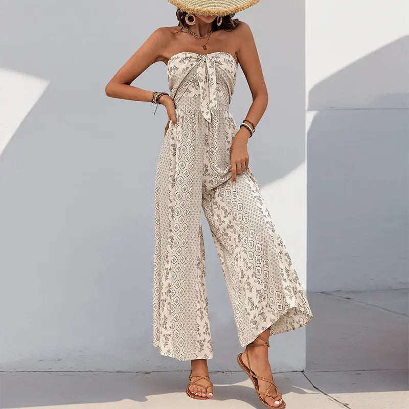 One-Peice Off-shoulder jumpsuit EvolvMode