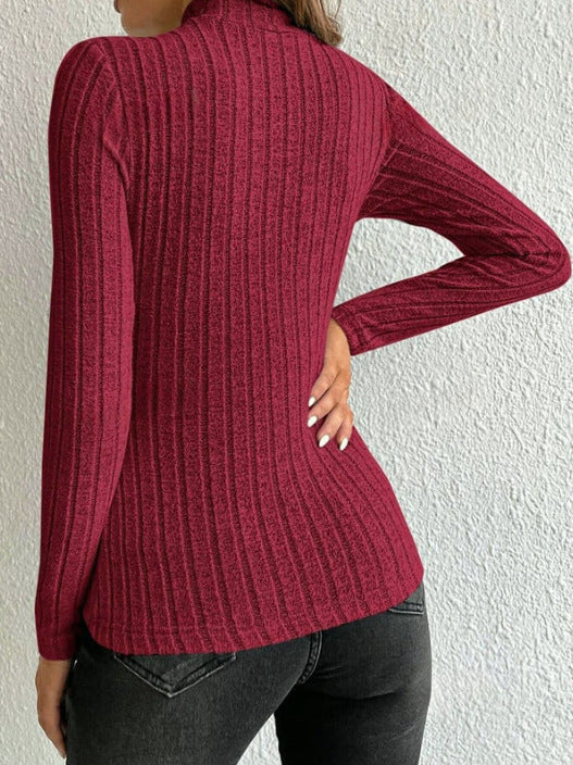 Arlisse Ribbed Texture Pullover
