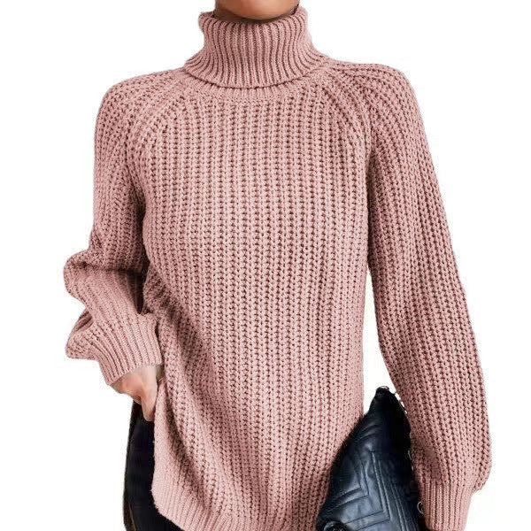 Women’s Chunky Turtleneck Sweater – Veloria Luxe Knit