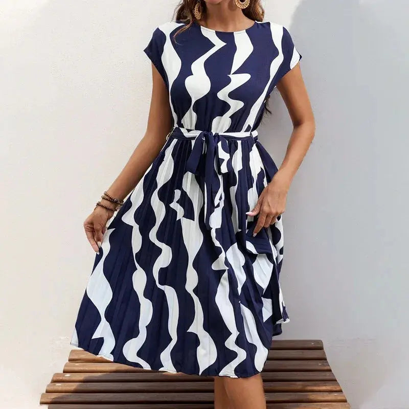 BreezyGlow Sleeveless Comfort Dress EvolvMode