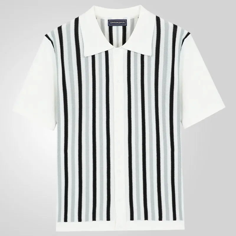 StratoKnit Button-Up Polo Shirt EvolvMode