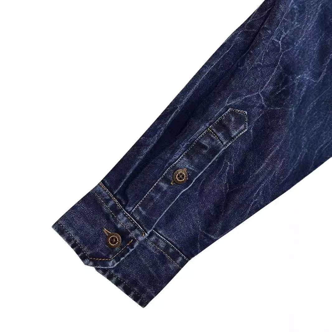 Vintage Wash Denim Shirt EvolvMode