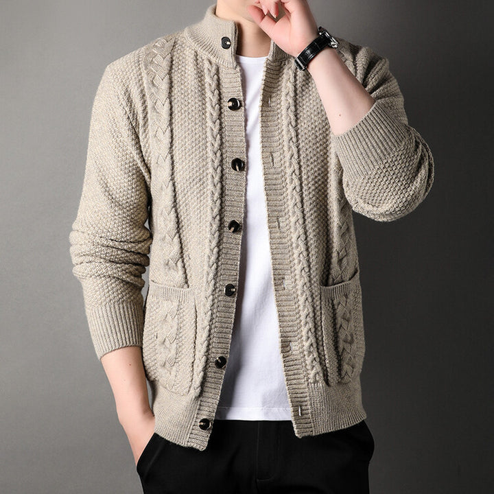 Marven Textured Knit Cardigan