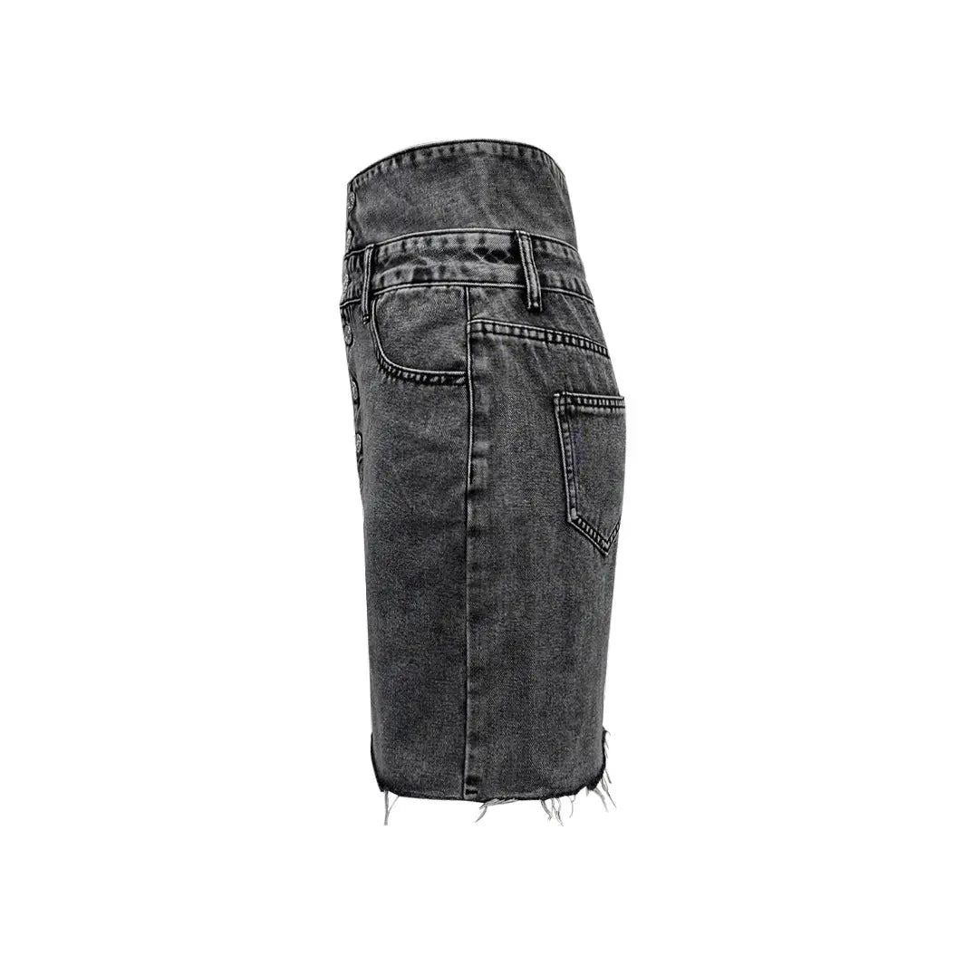 High-waist Denim skirt EvolvMode
