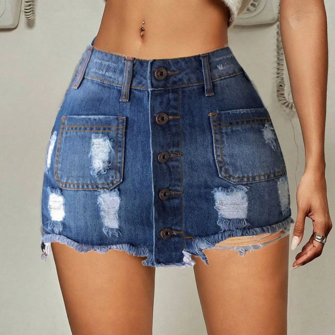 Denim Short Skirt EvolvMode