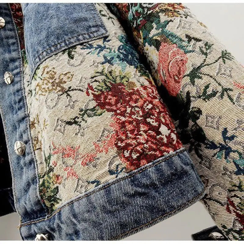 Embroidered Denim Jacket EvolvMode