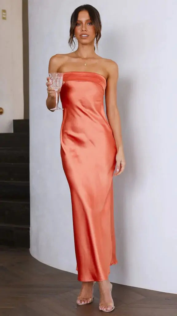 Strapless Elegant Long Dress EvolvMode