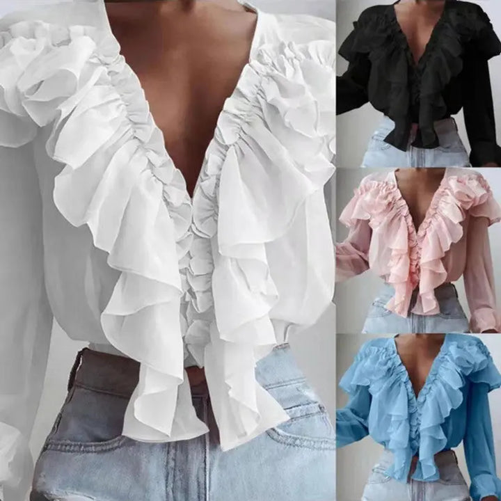 Casual V-neck Short Sleeve T-shirt EvolvMode