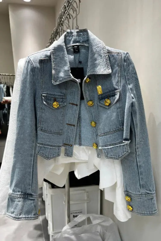 Classic Style Denim Jacket EvolvMode