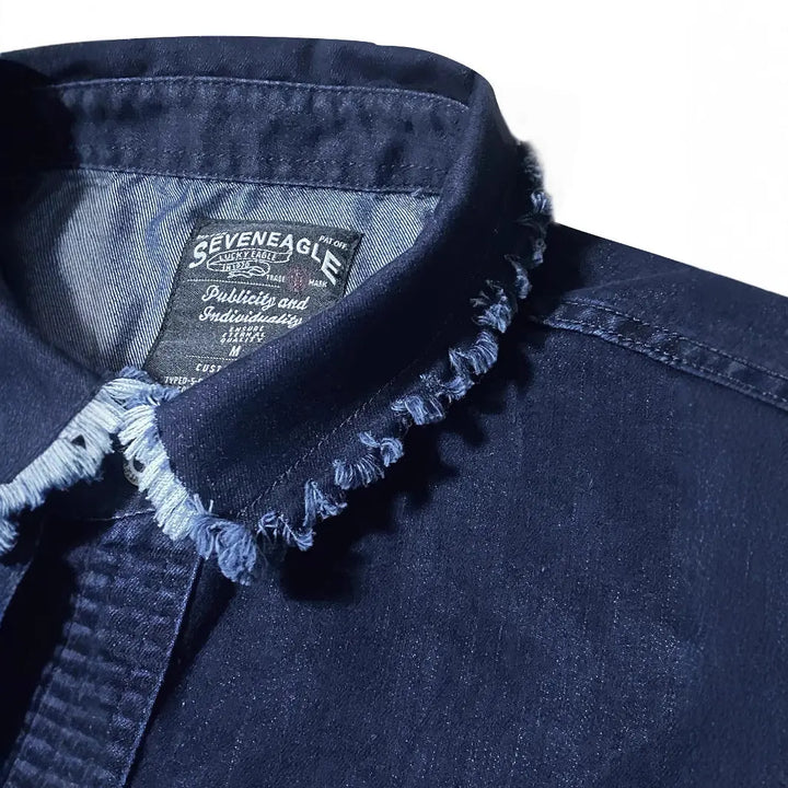 Iconic Slim Fit Denim Shirt EvolvMode