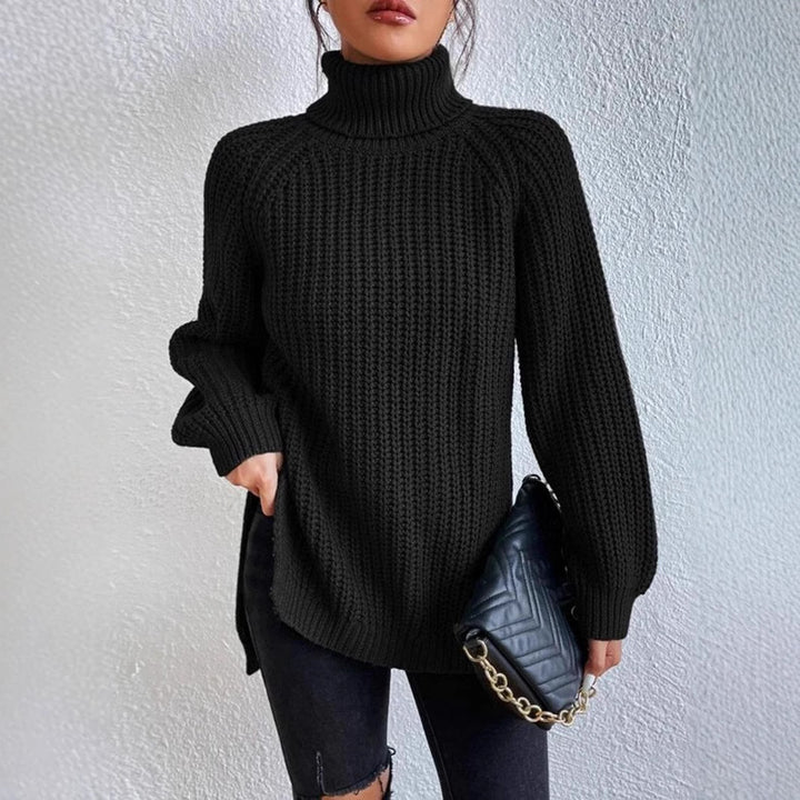 Women’s Chunky Turtleneck Sweater – Veloria Luxe Knit