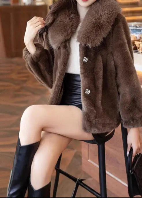 Long sleeve Fur Coat EvolvMode