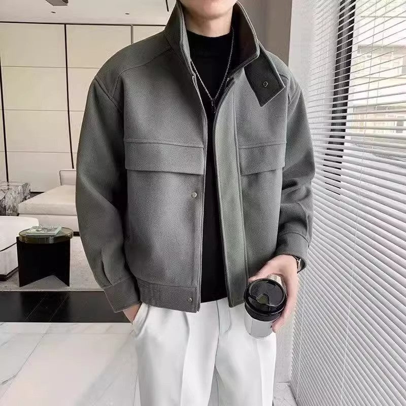 Minimalist Structured Jacket for Men