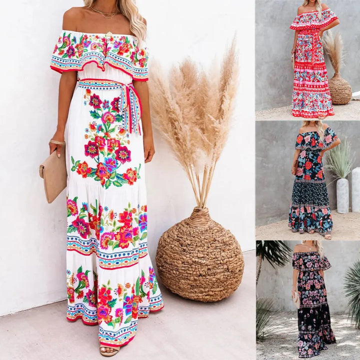 Sleeveless Summer Long Dress EvolvMode