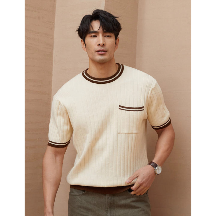 Ravero Ribbed Knit Tee