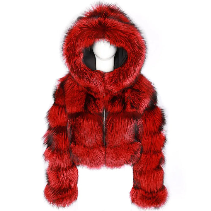 Luxurious Fur long sleeve coat EvolvMode