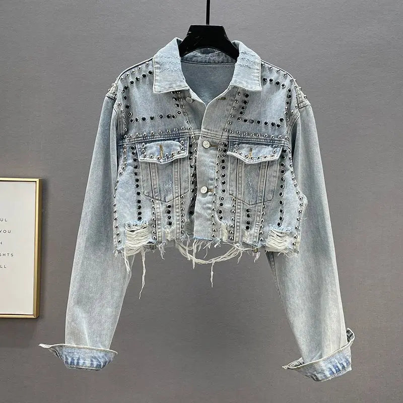 Classic Long Sleeve Denim Coat EvolvMode