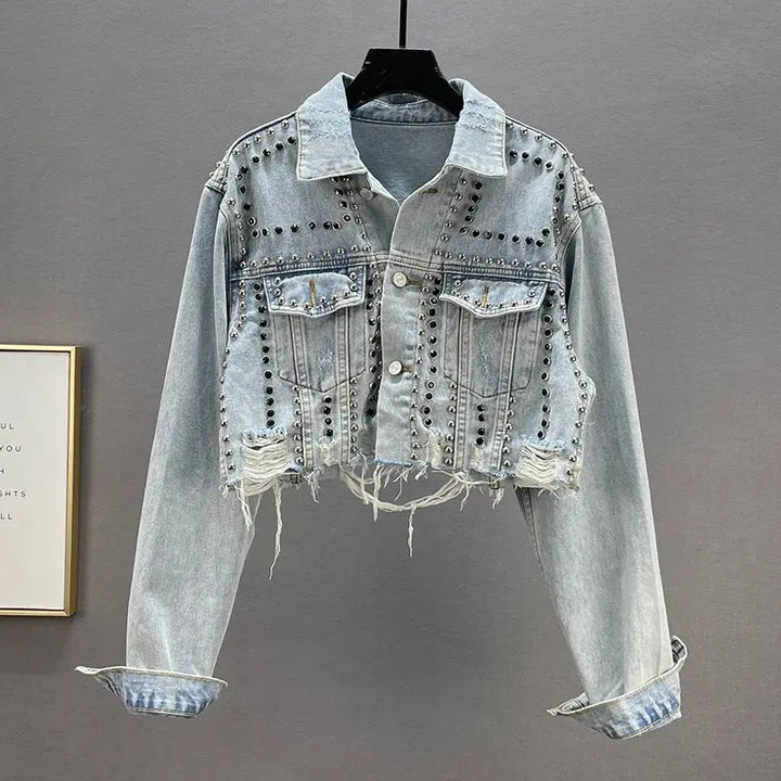 Classic Long Sleeve Denim Coat EvolvMode