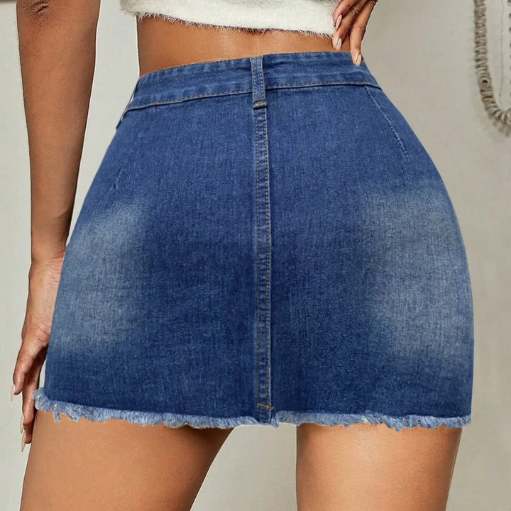 Denim Short Skirt EvolvMode