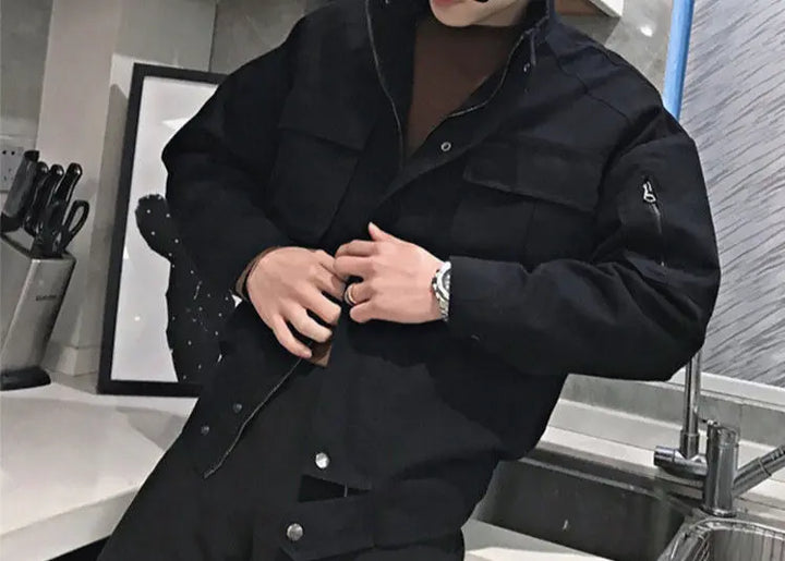 Functional Sleek Multi-pocket Jacket EvolvMode