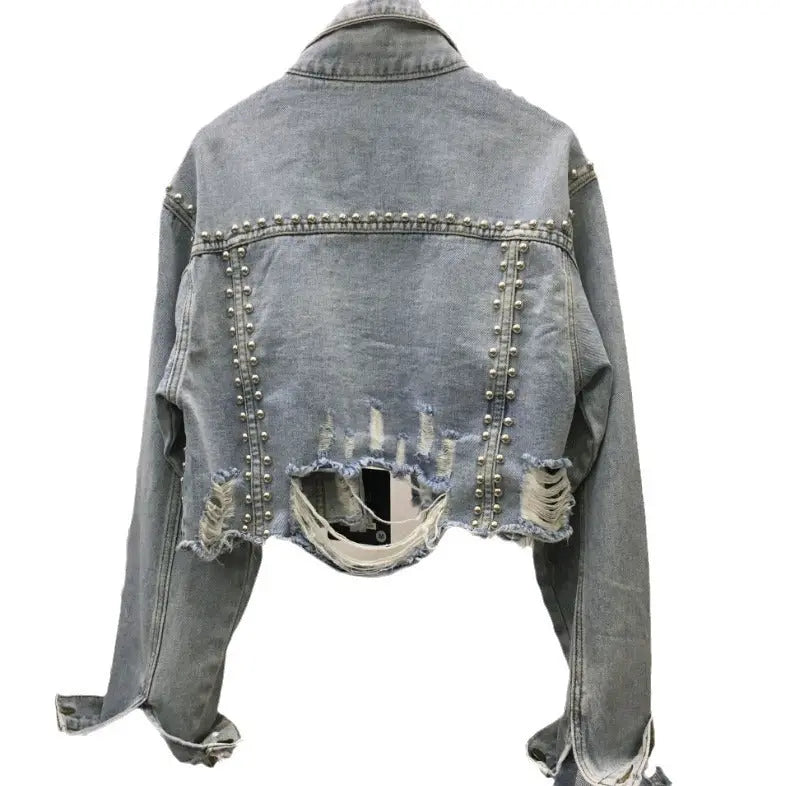 Classic Long Sleeve Denim Coat EvolvMode