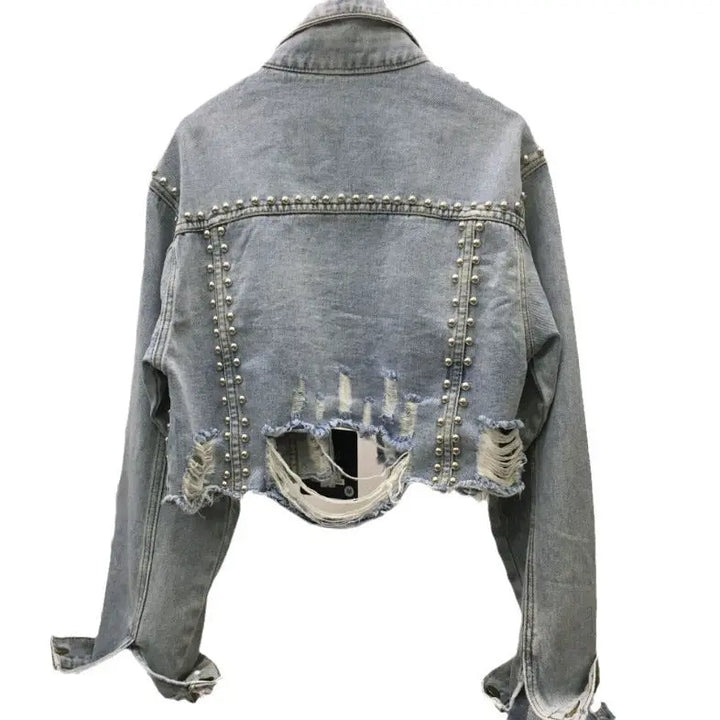 Classic Long Sleeve Denim Coat EvolvMode