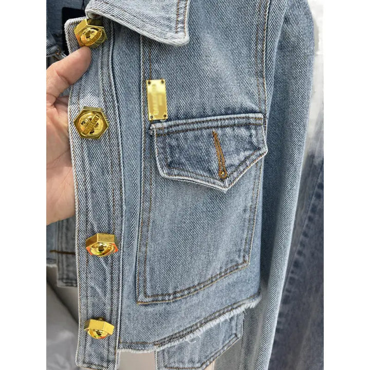Classic Style Denim Jacket EvolvMode