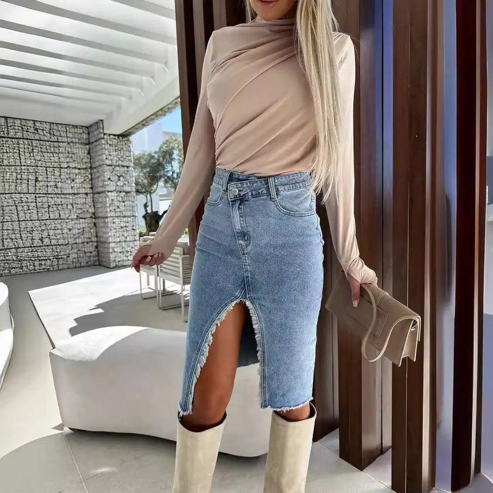 UrbanLine Denim Skirt EvolvMode