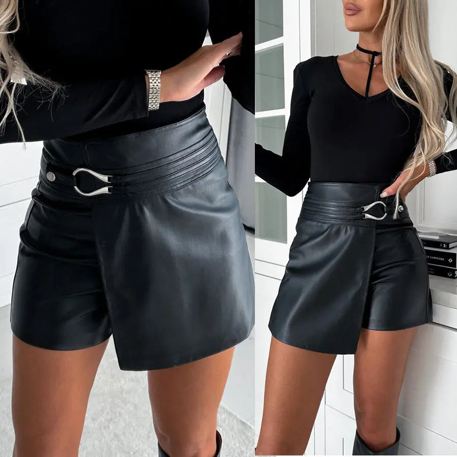 Stylish Leather Skirt EvolvMode
