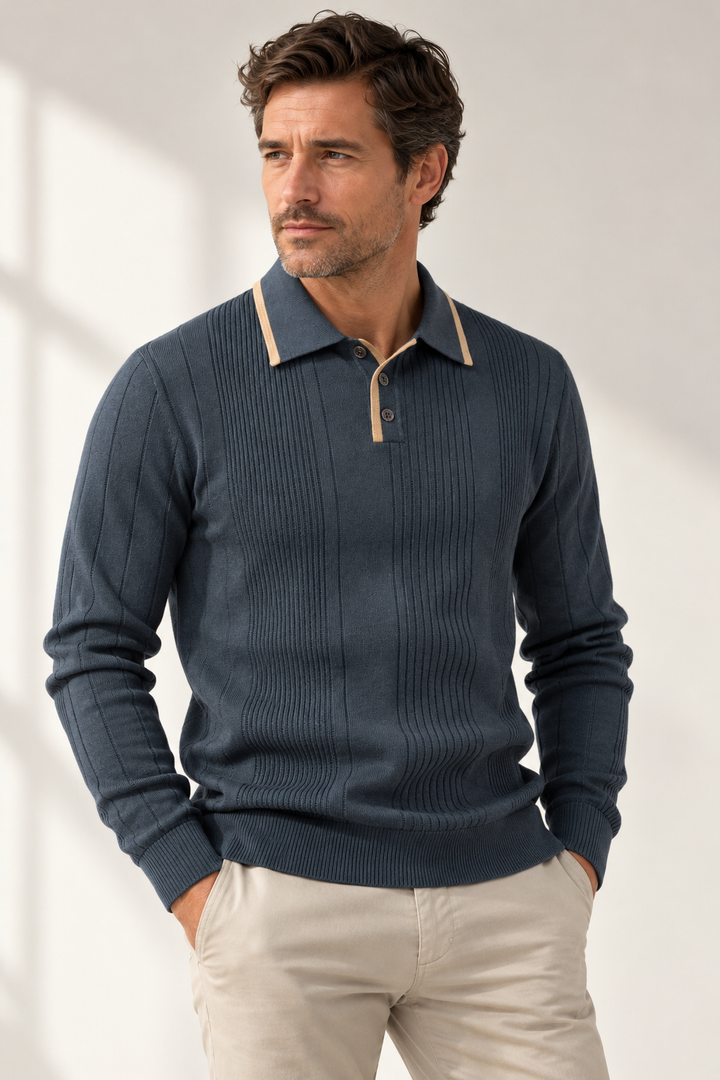 Averano Knit Polo Sweater