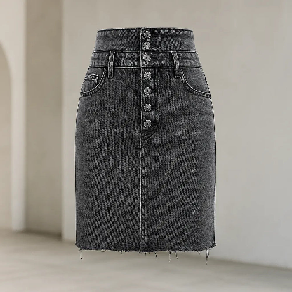 High-waist Denim skirt EvolvMode