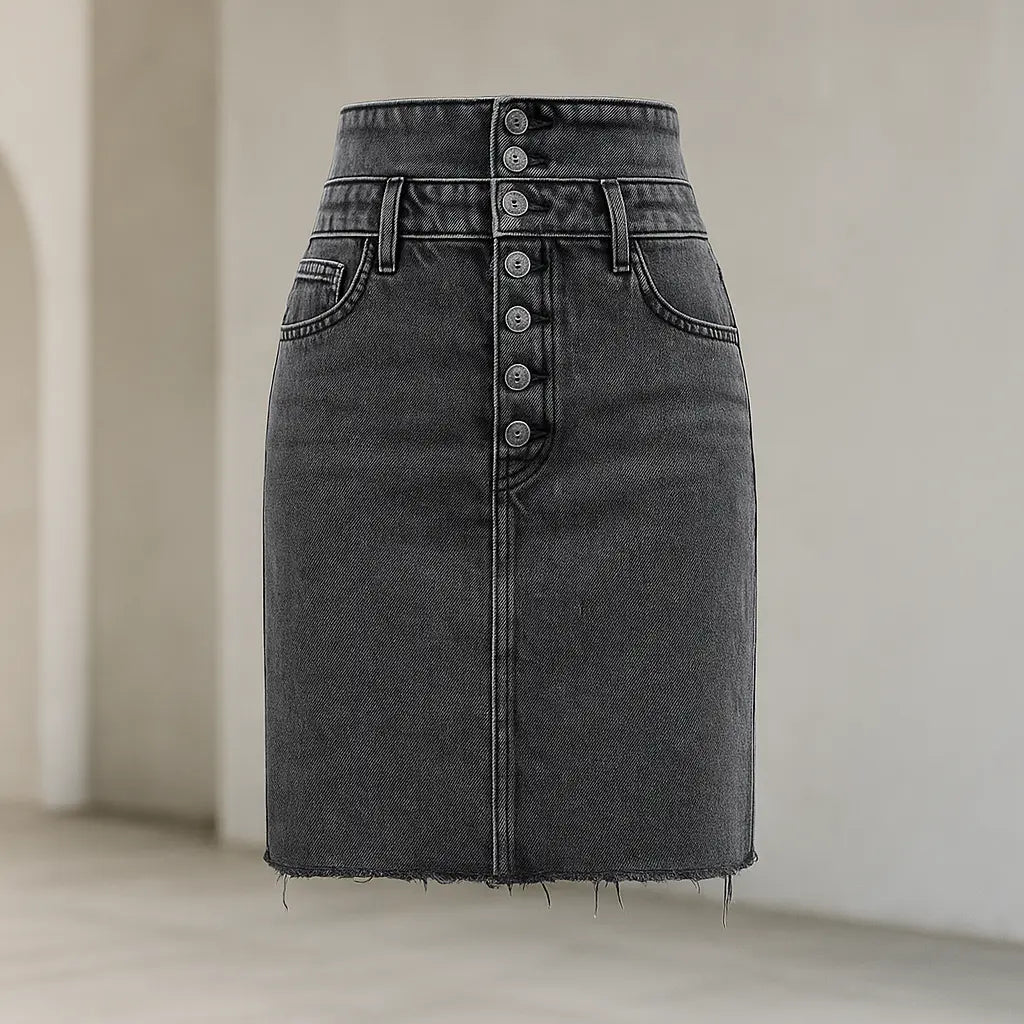 High-waist Denim skirt EvolvMode