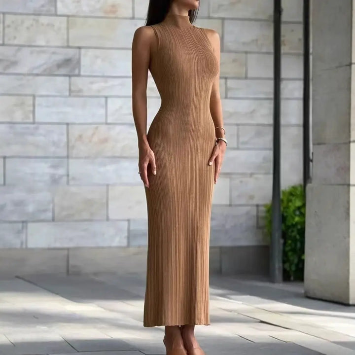 Elantra Ribbed Maxi Dress EvolvMode