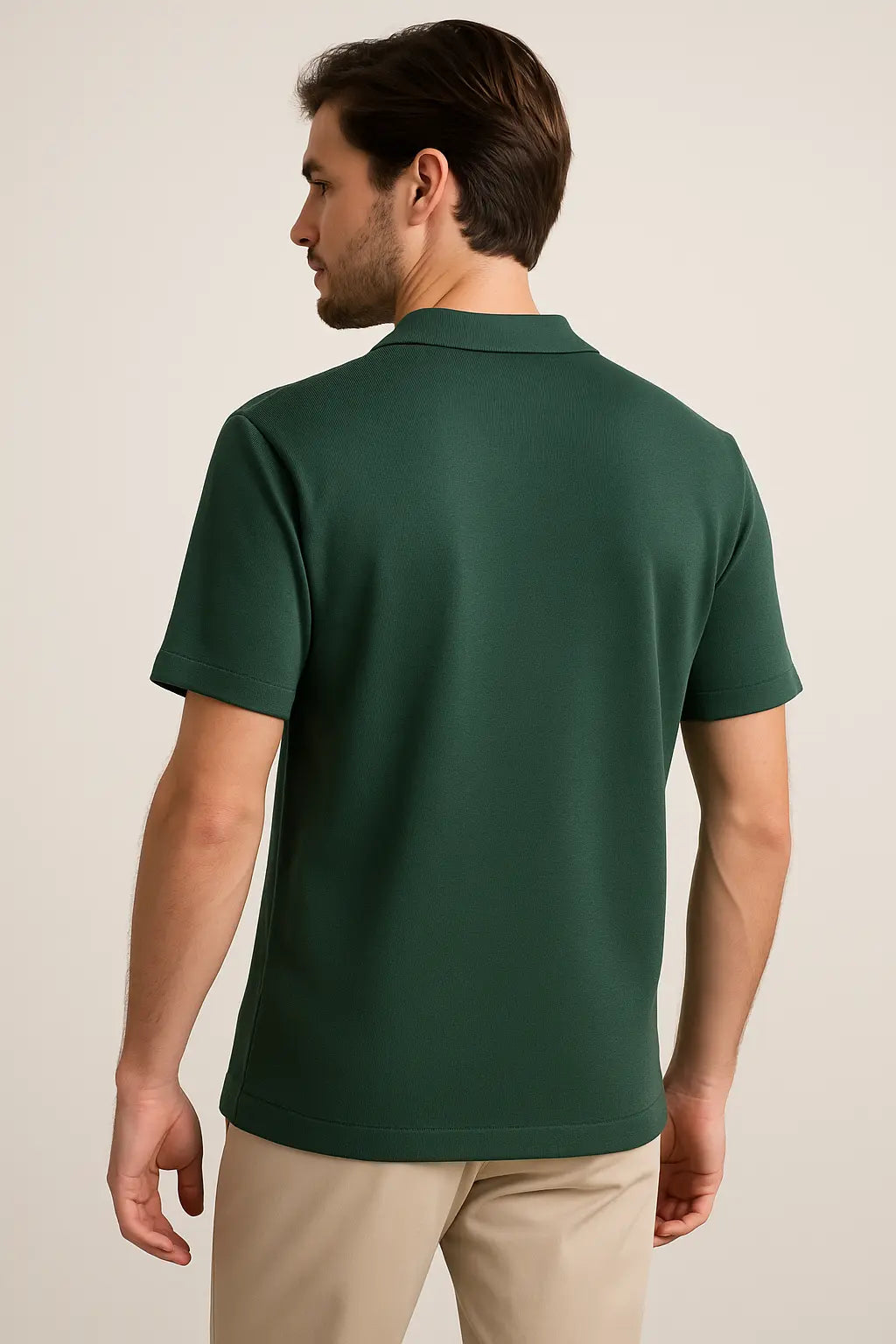 Modern Vibe V-neck Slim Polo EvolvMode